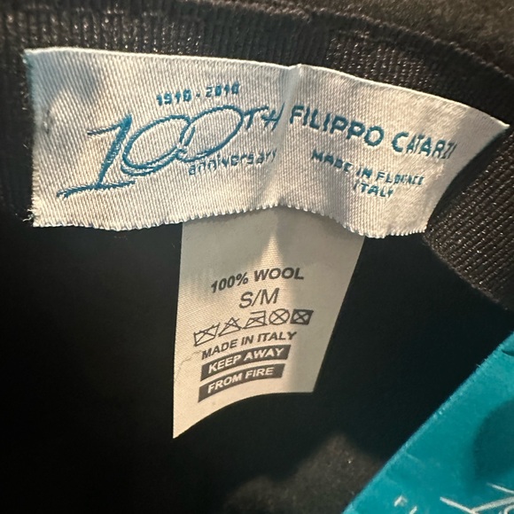 FILIPPO CATARZI Hat 100% wool - Picture 4 of 4